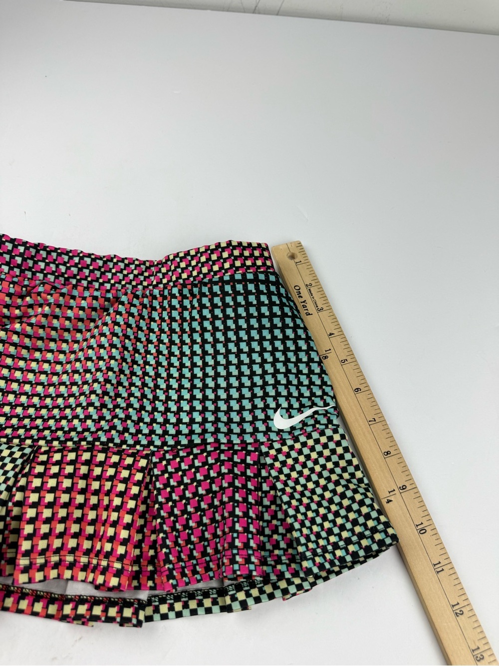 Nike Girls 6X Black Multicolor Athletic Skirt Skort - Picture 3 of 7